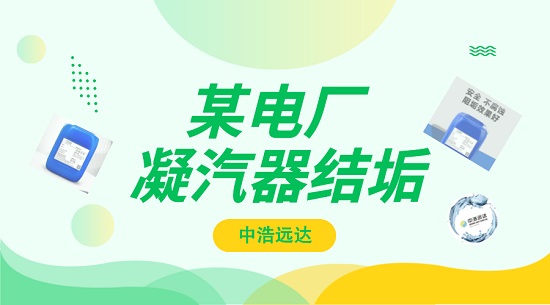 中浩遠達|某電廠凝汽器系統(tǒng)結垢